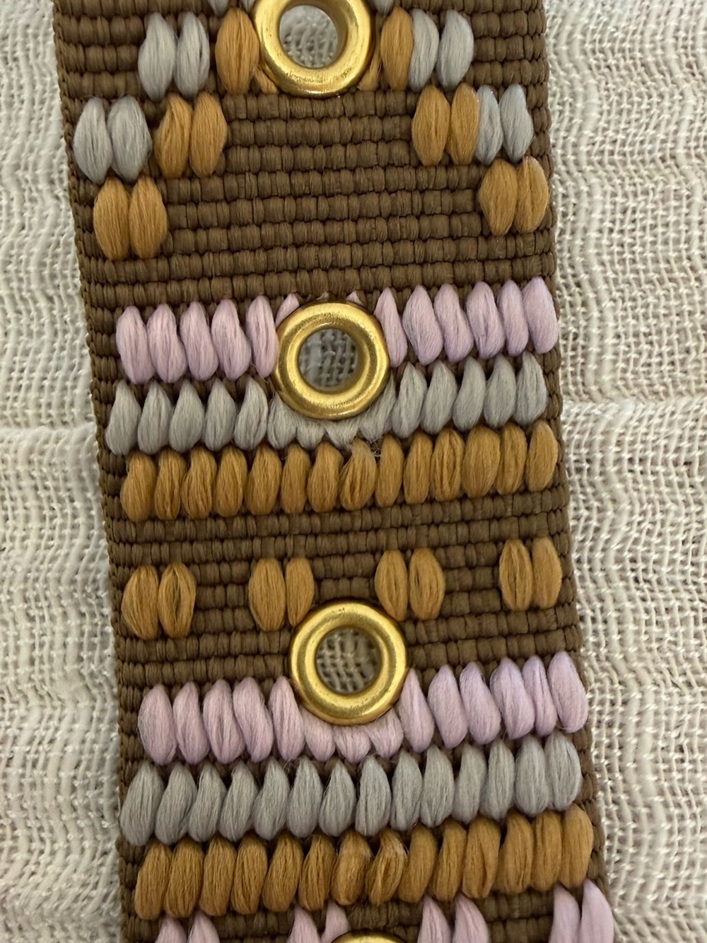 for your J.Crew belt.
🌵 J.Crew Bohemian Geo-Embroidered Web Belt – Size XS 🌸 - Picture 7 of 13